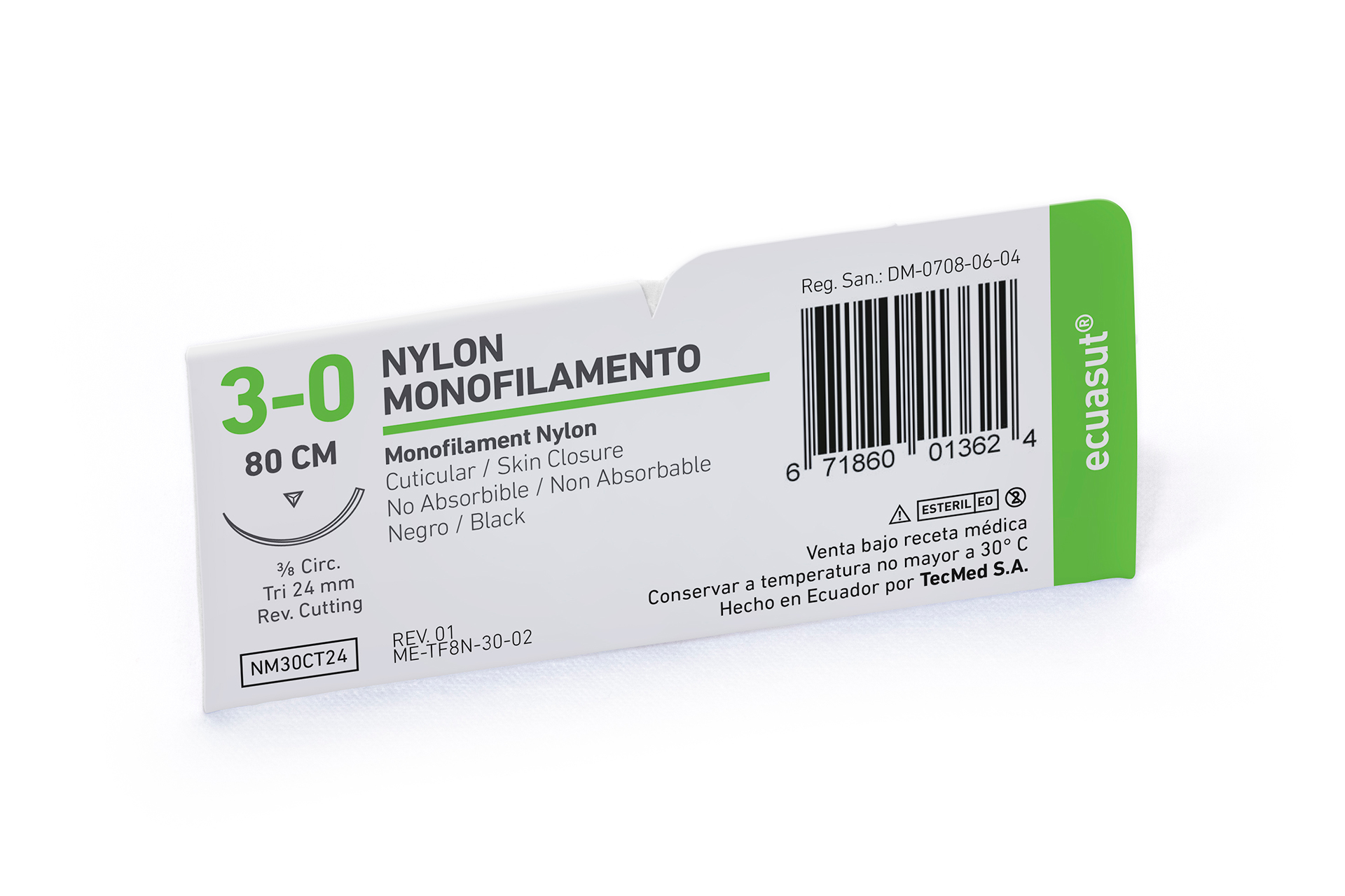 sanar Conciliar formal Nylon Monofilamento - Tecmed